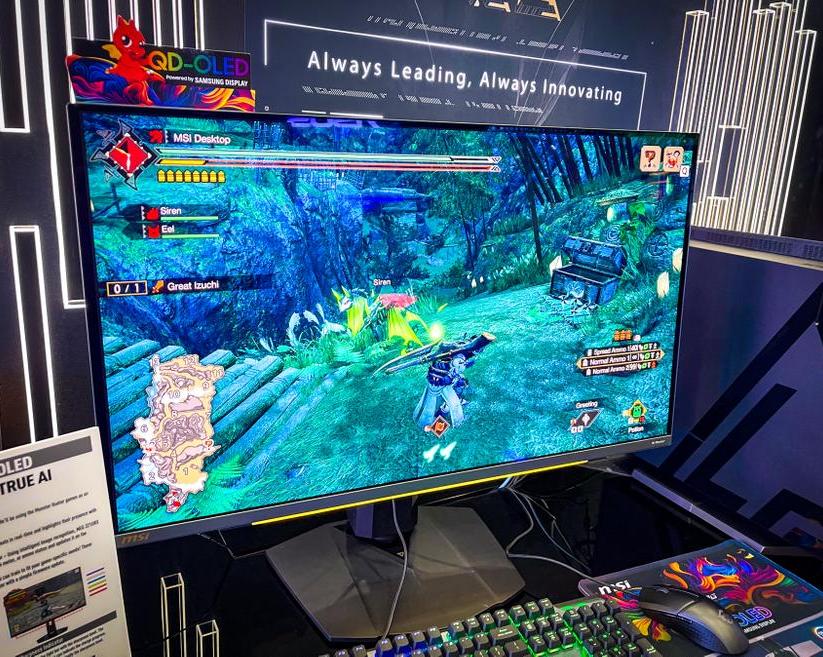 Мониторы и компьютеры MSI на Computex 2024: монитор с ИИ, компьютер с экраном 13