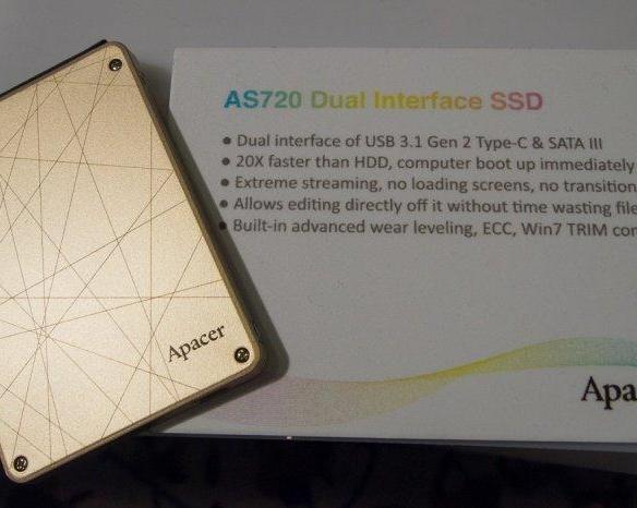 Ускоритель для SSD и твердотельный накопитель с SATA и USB Type